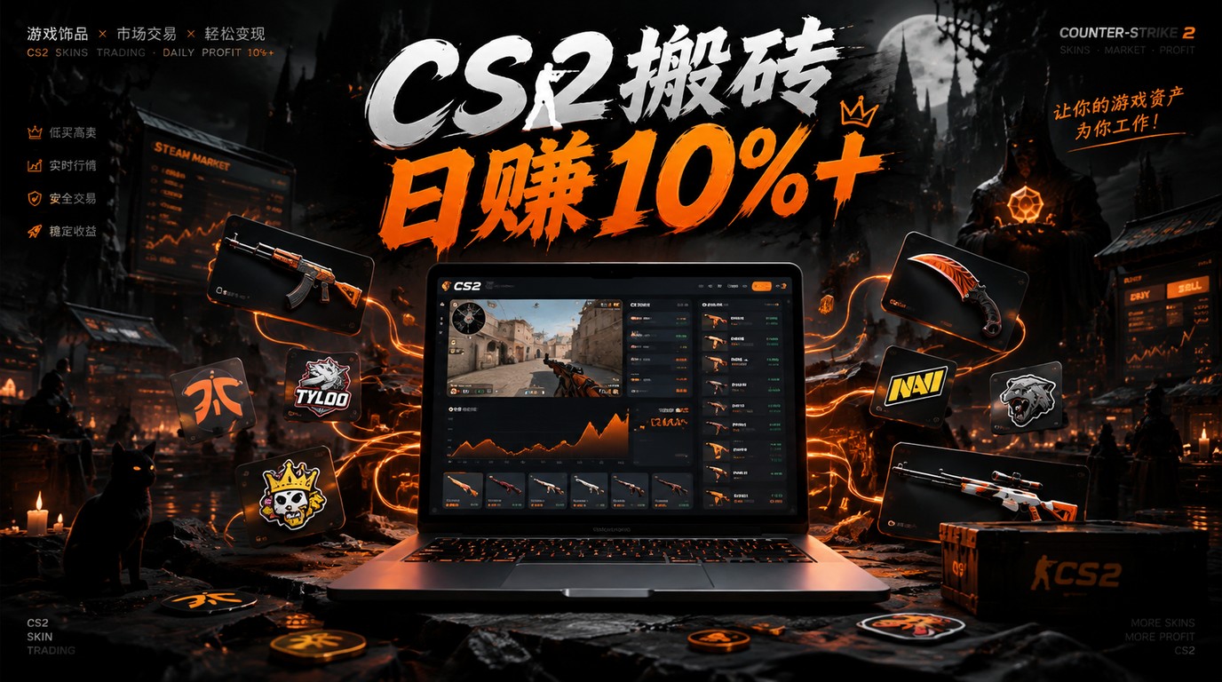 CS2饰品搬砖：每天半小时，单轮利润10%+的稳定副业