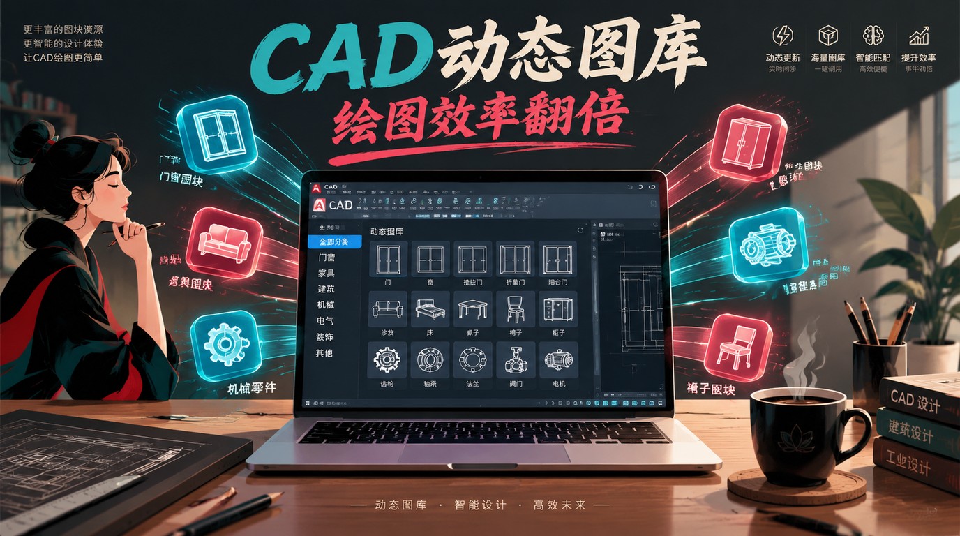 CAD动态图库DWG：设计师必备的高效绘图神器
