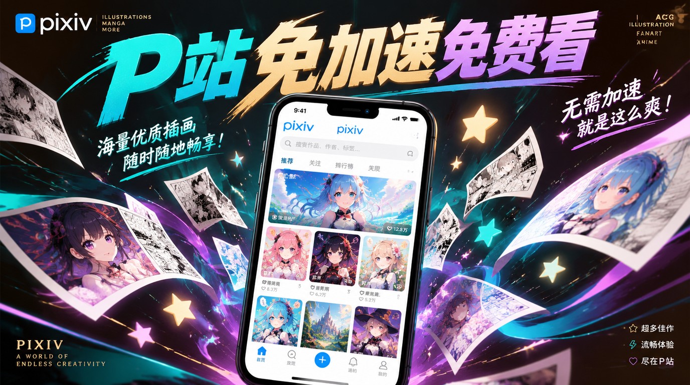无需加速器！P站海量爽图爽漫免费看，无广告畅享