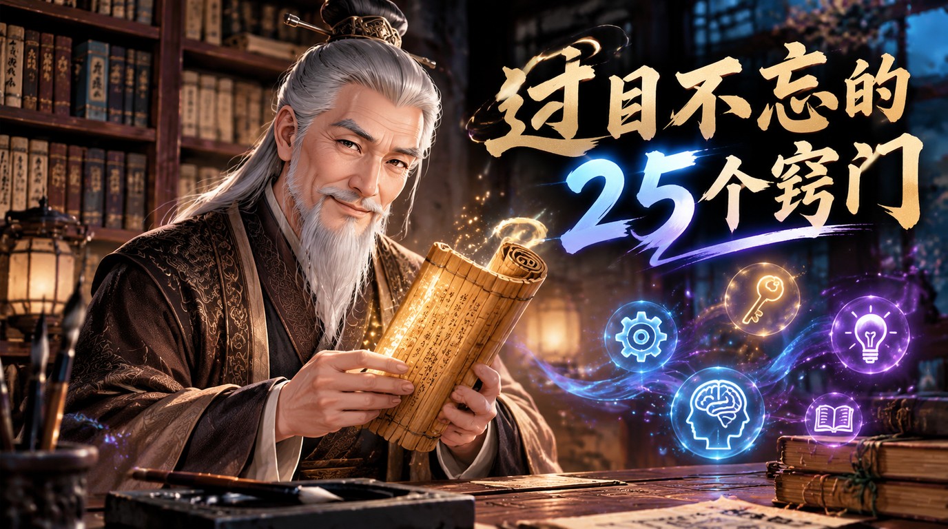 25个记忆窍门，让你过目不忘陶娉珠