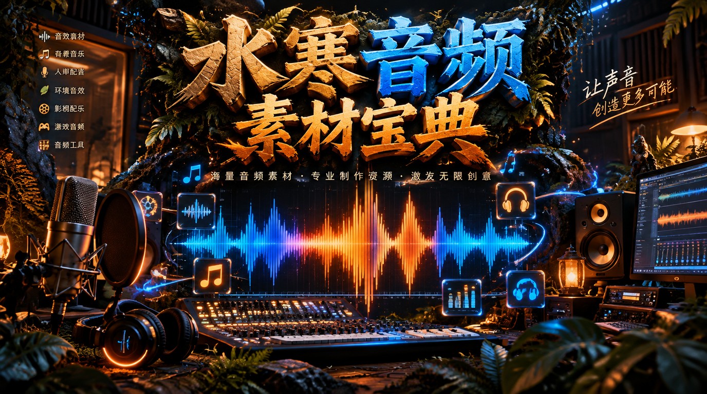 水寒主播音频素材资源全解析：从入门到精通