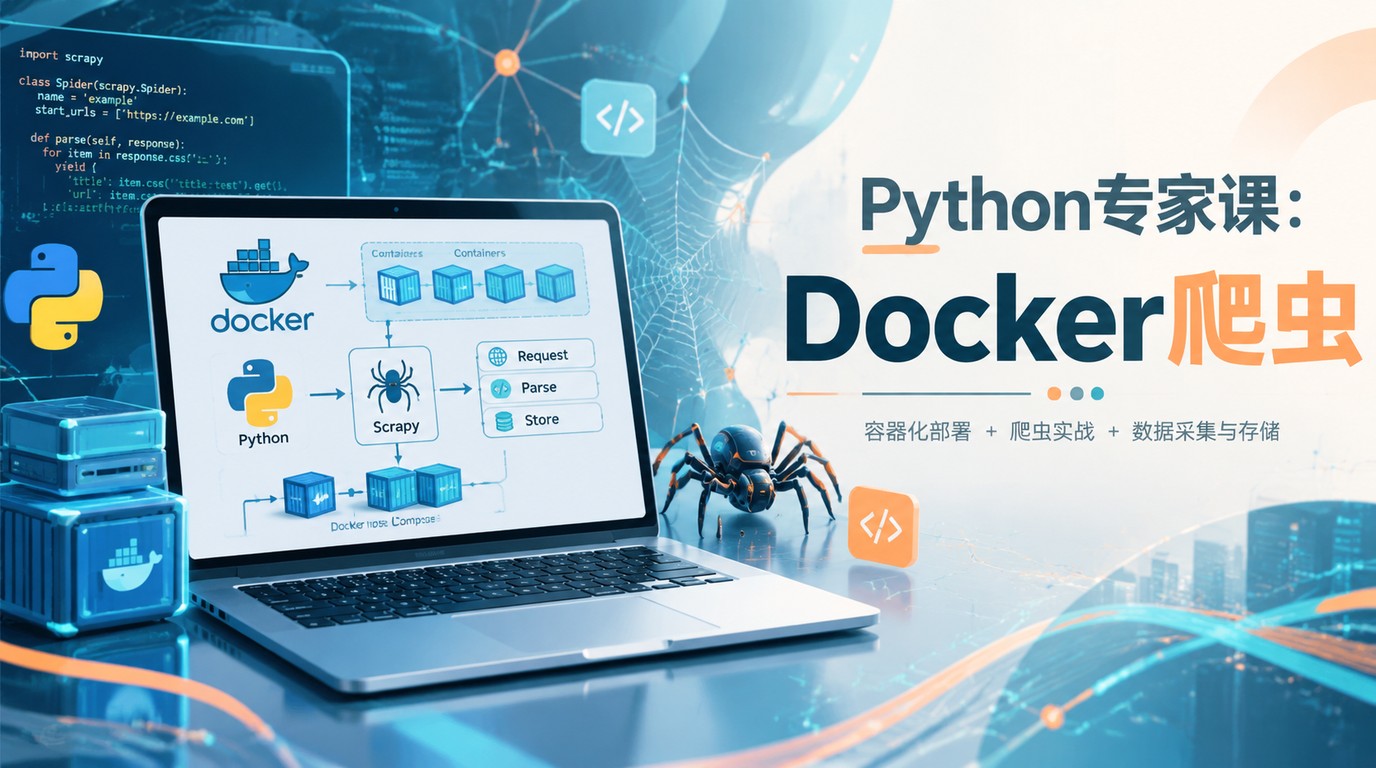 430集Python专家课：从Docker到爬虫架构实战