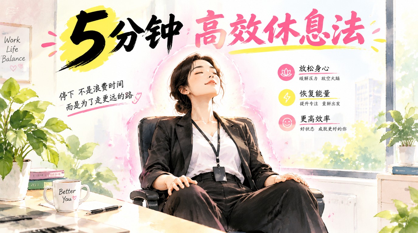 5分钟高效休息法：快速充电，告别疲惫