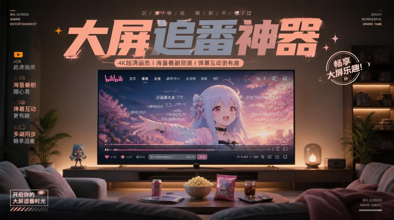 大屏追番神器！这款纯净第三方哔哩TV版太爽了