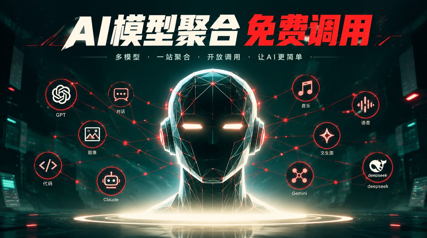 多模型AI机器人聚合库，内置免费模型一键调用