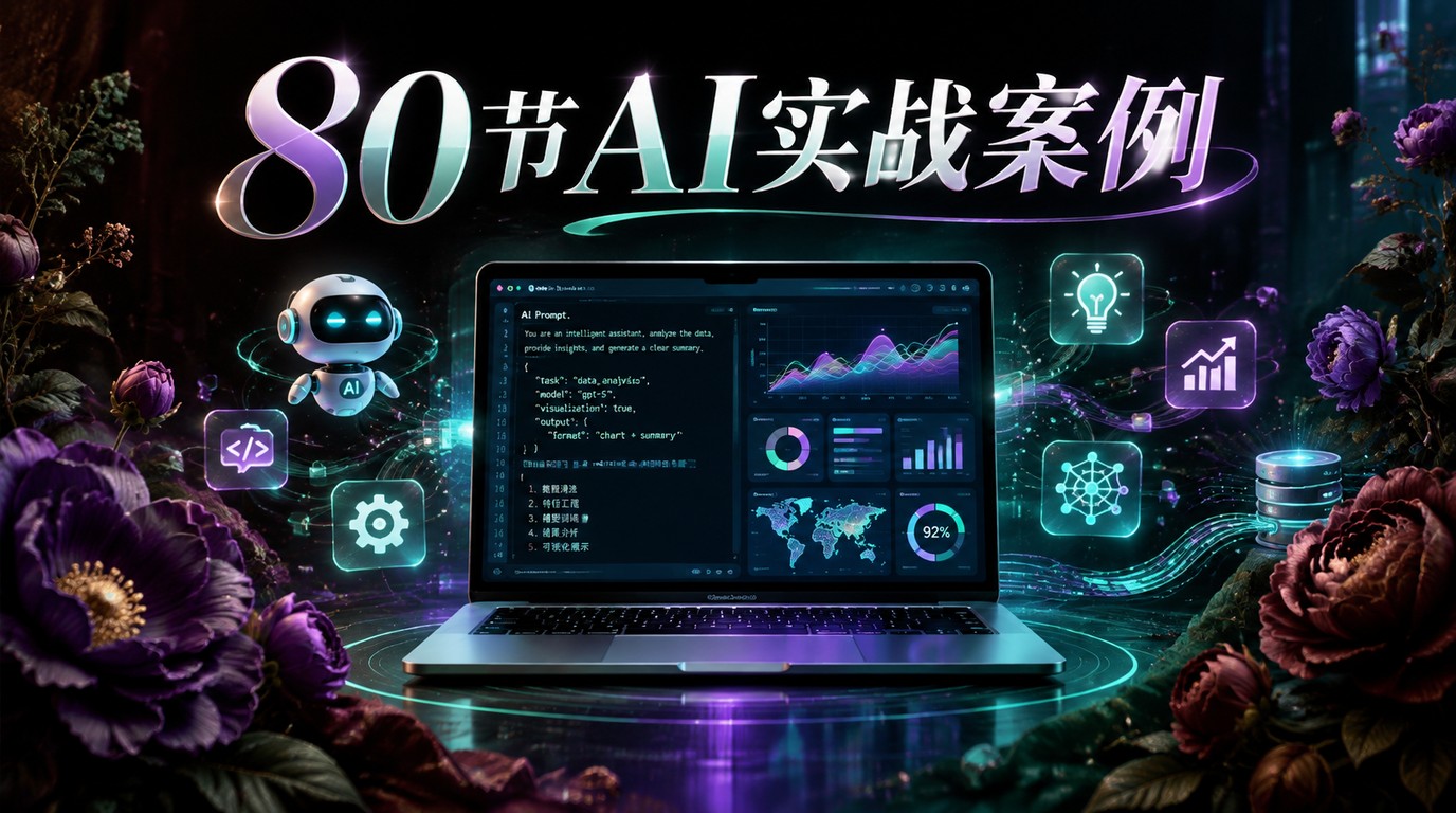 80节AI指令实战课：案例全解析