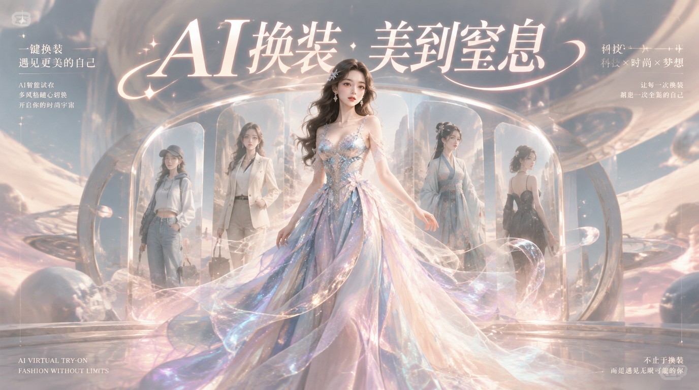 AI修图黑科技！一键虚拟换装，美到窒息