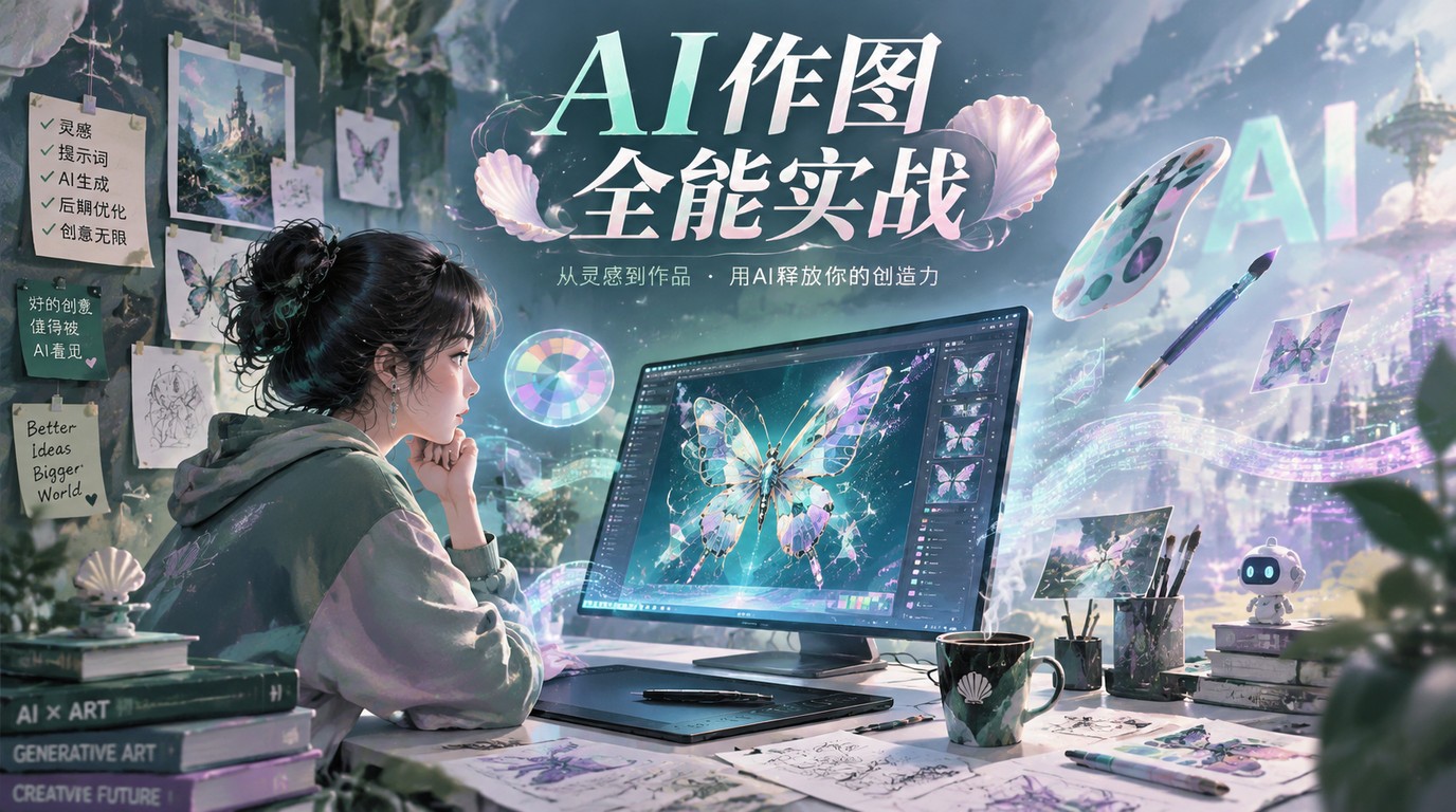 AI作图全能实战班：零基础到高手的进阶之路
