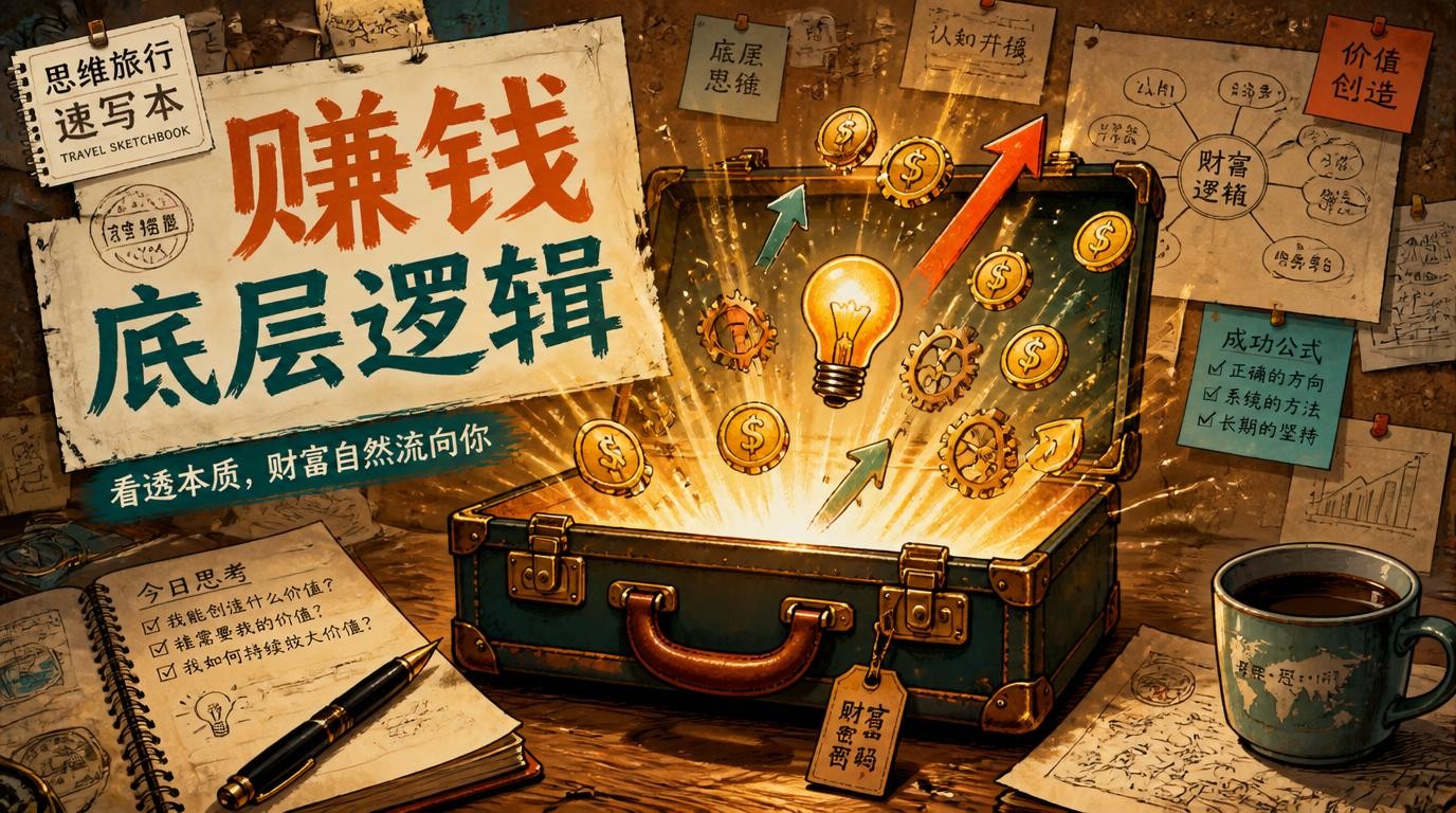 小白也能掌握的赚钱底层逻辑：人人都需要的商业思维