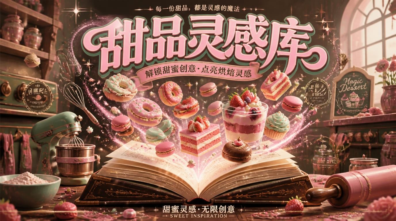 75套甜品创意面点，185GB甜蜜灵感合集