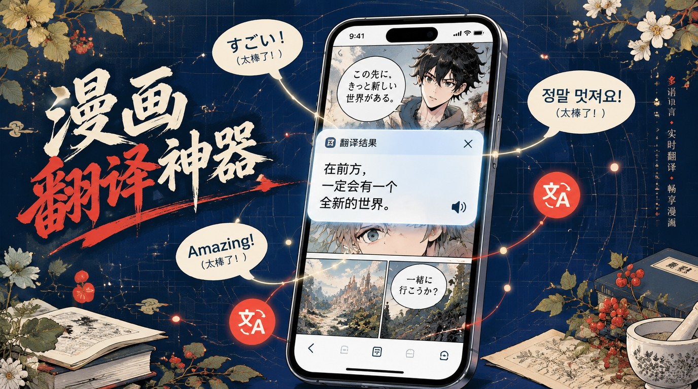悬浮窗实时翻译漫画！AndroidComic高级版让你告别语言障碍