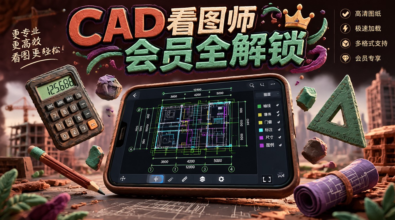 AndroidCAD看图师会员版：图纸测量标注与工程计算全解析