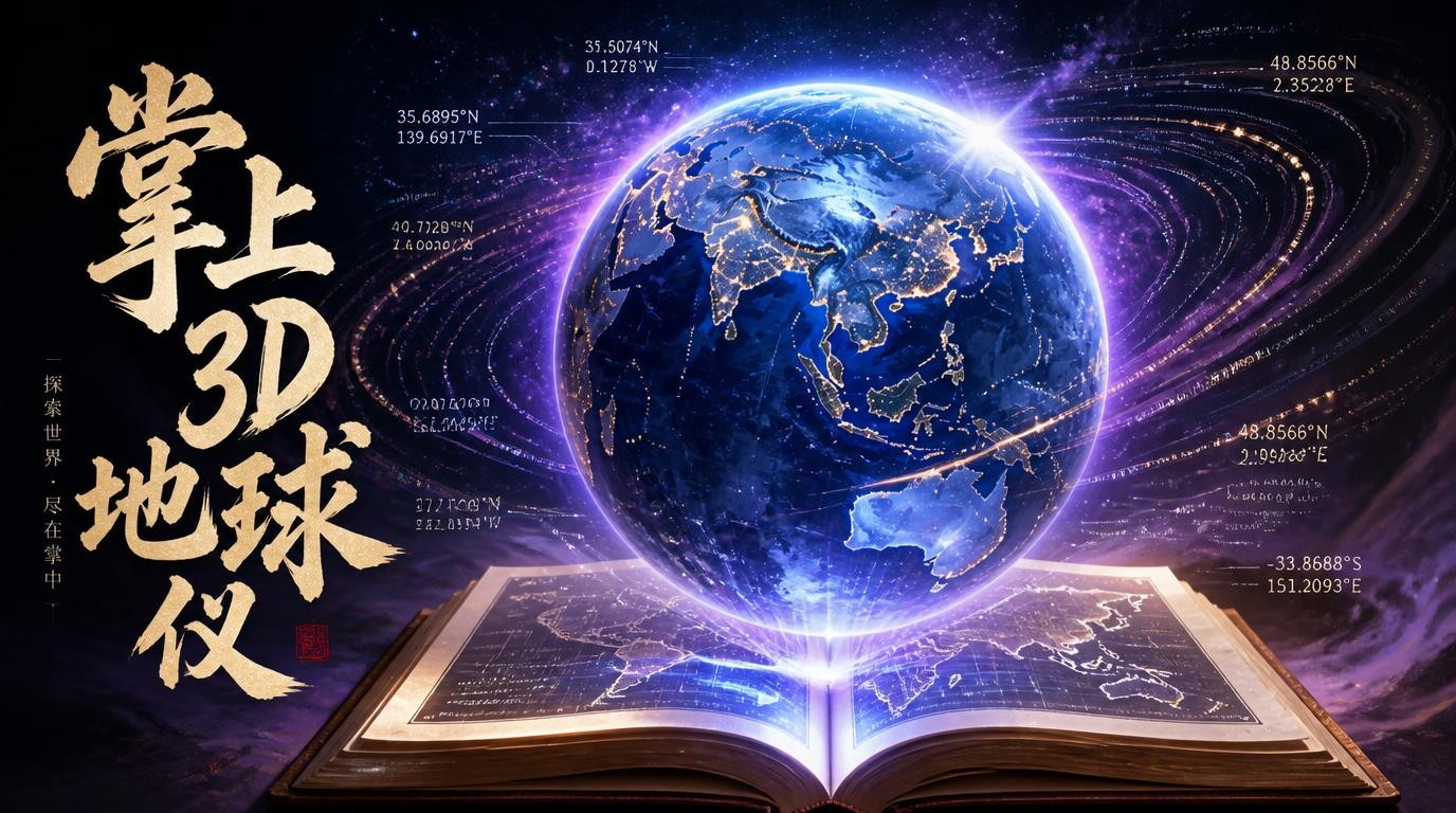 AndroidEarth3D：掌上3D地球仪，地理学习新体验