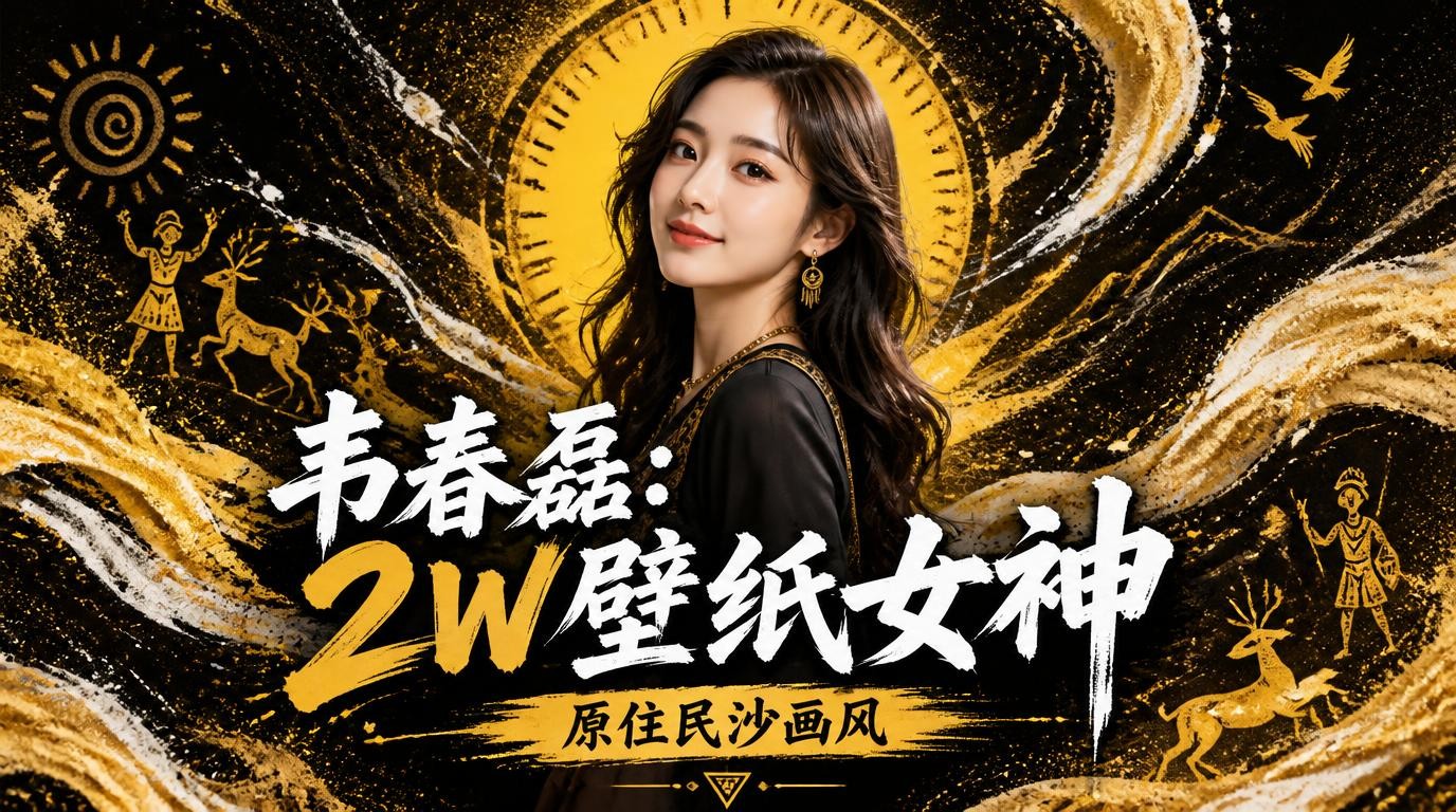 2W壁纸美女韦春磊：惊艳时光的视觉盛宴