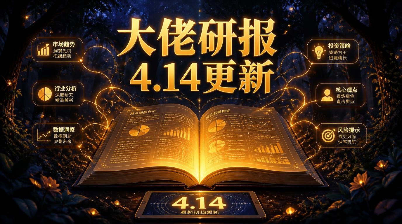 大佬文集圈4月14日精选研报更新，全网付费文章一网打尽