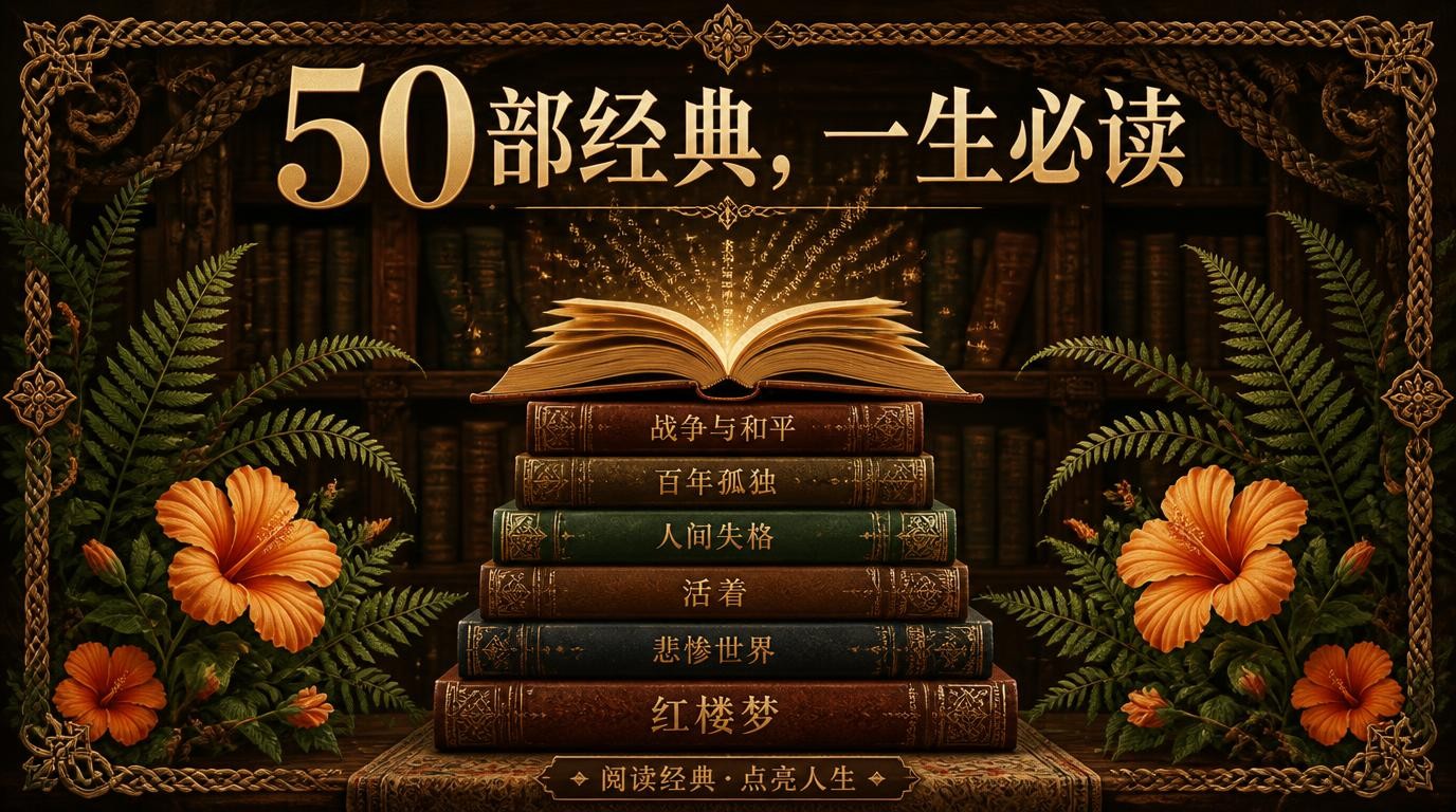 一生必读的50部世界文学经典，名家翻译典藏套装