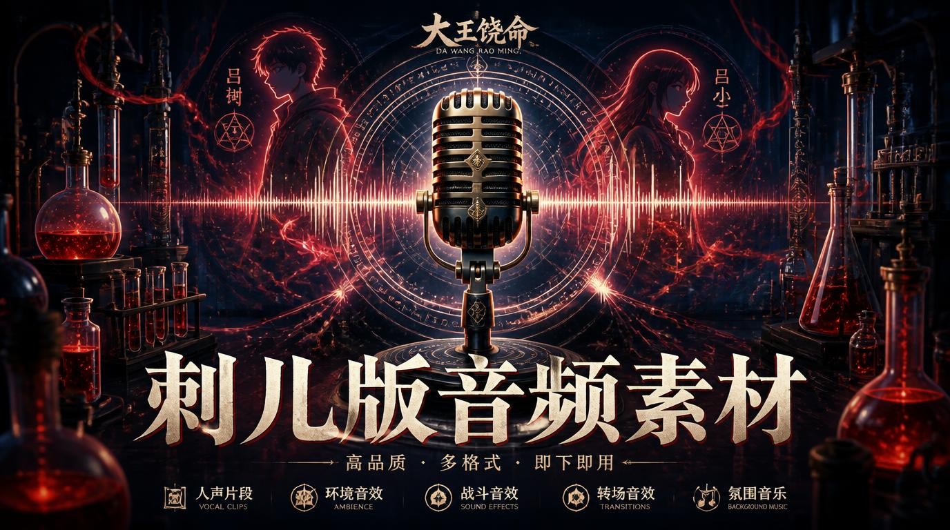 《大王饶命》刺儿版音频素材，配音爱好者必备！