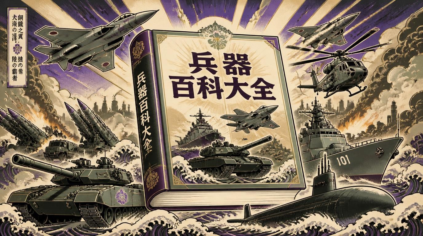 世界现代兵器百科套装：陆海空武器装备图鉴大全，军迷必备！