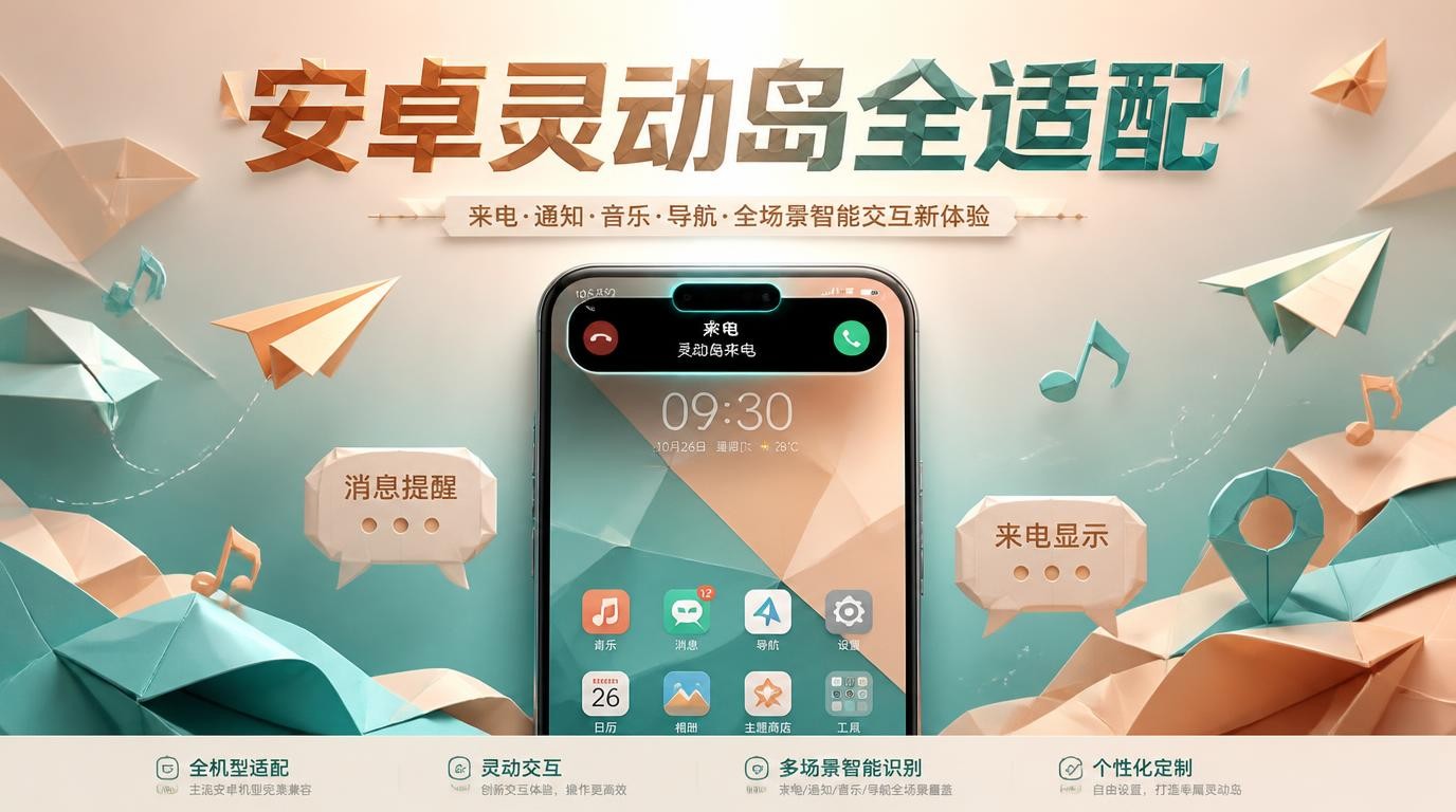 安卓也能玩灵动岛！这款神器让来电通知全适配