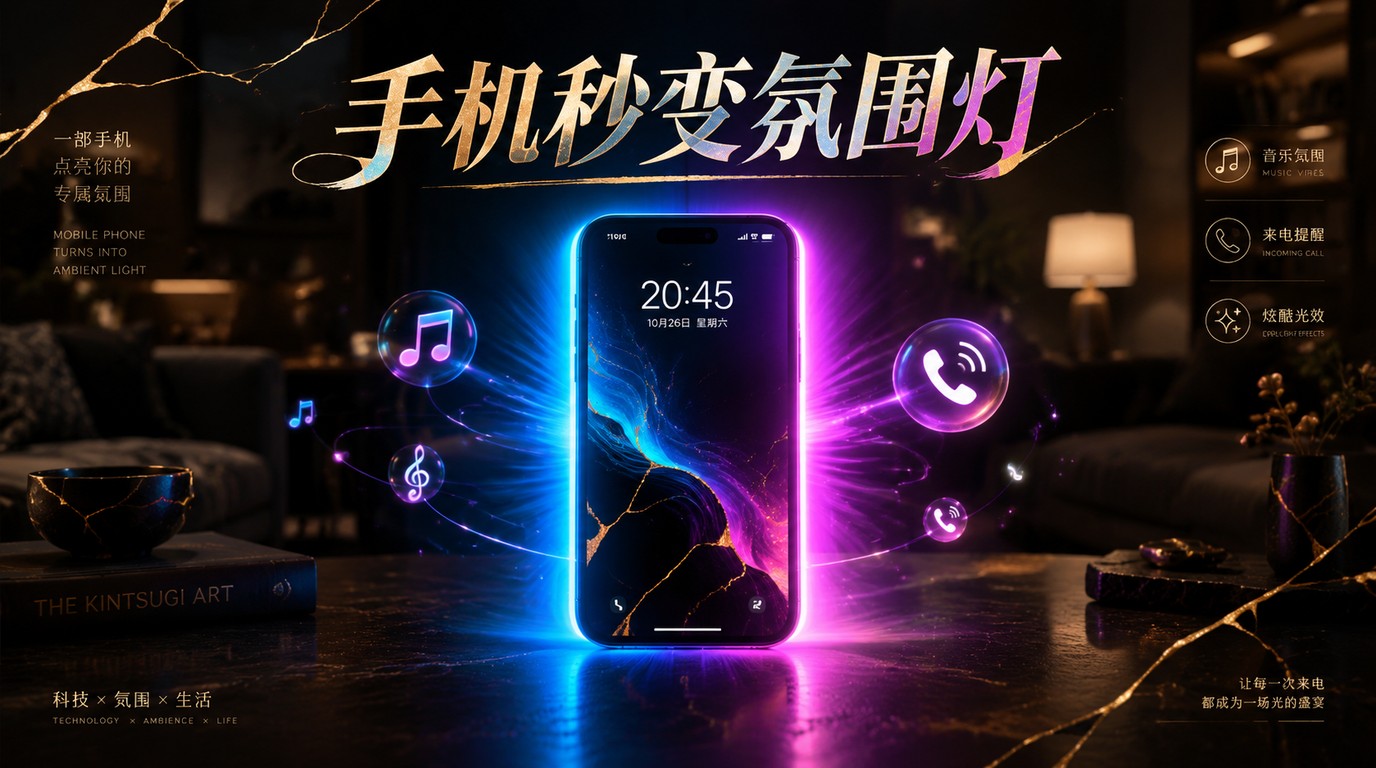 手机秒变氛围灯！AndroidEdgeLighting高级版体验