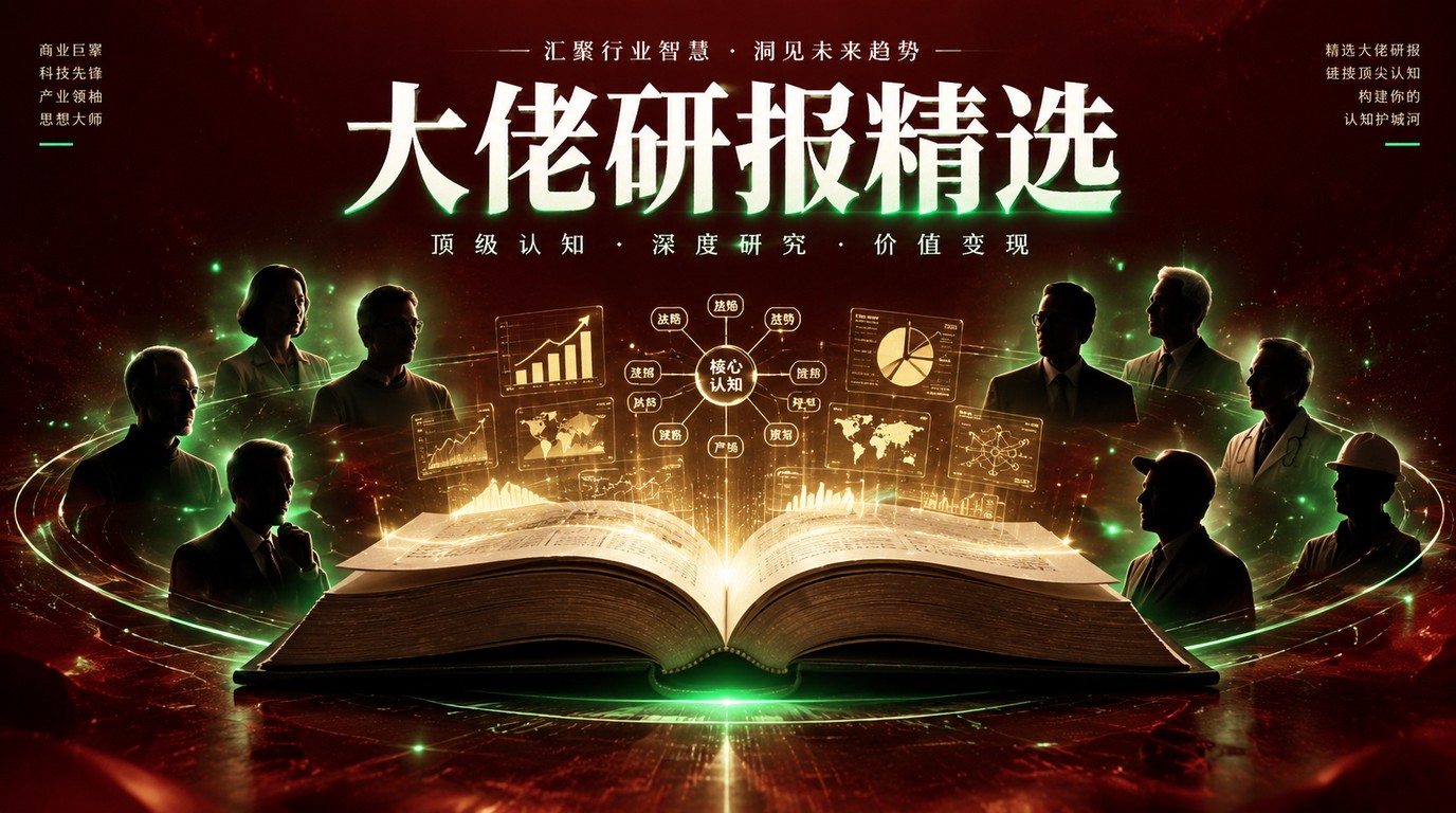 大佬圈4月18日研报精选：付费文章学习先锋