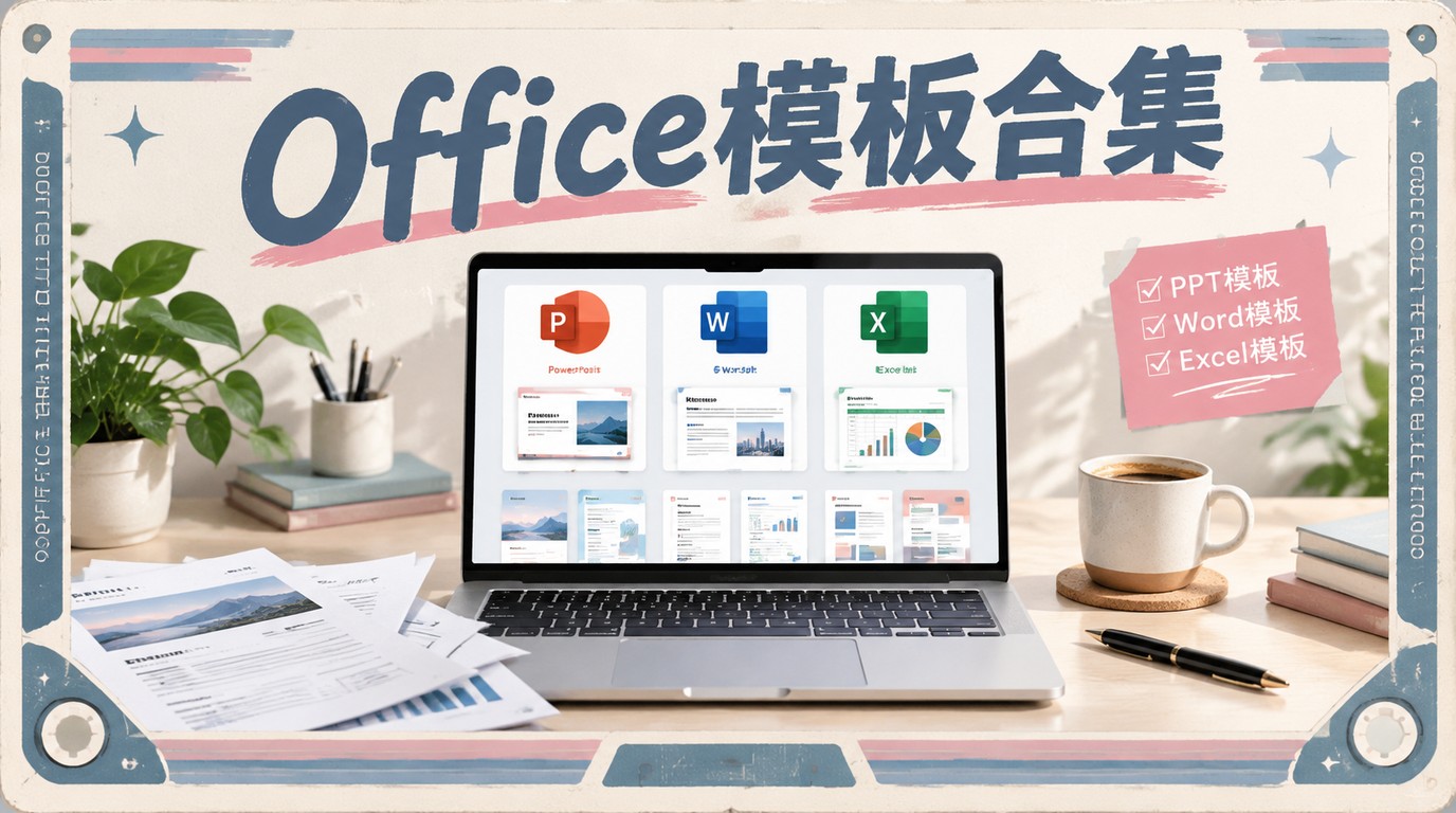 夸克网盘Office模板合集，职场效率翻倍神器！