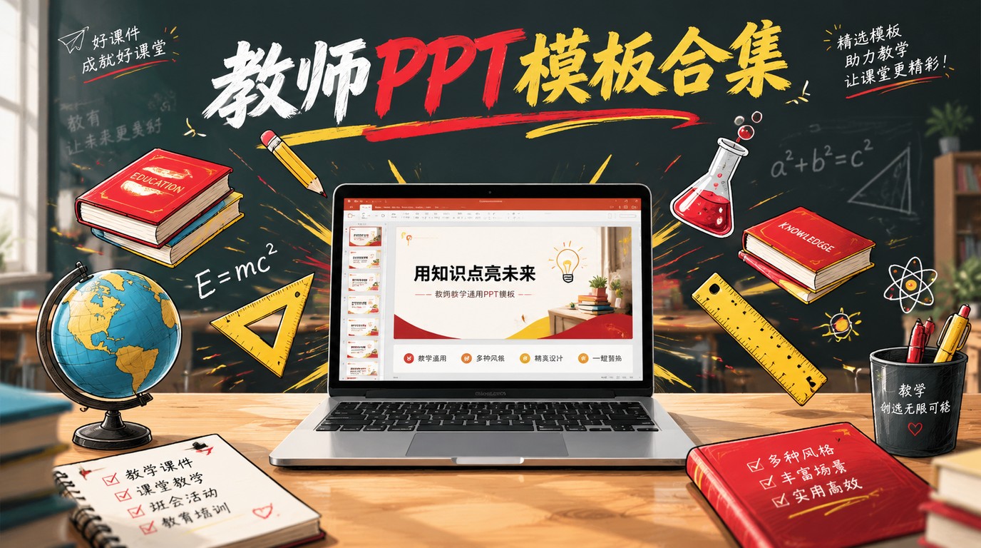 教师必备！超实用PPT模板合集，让课堂更精彩