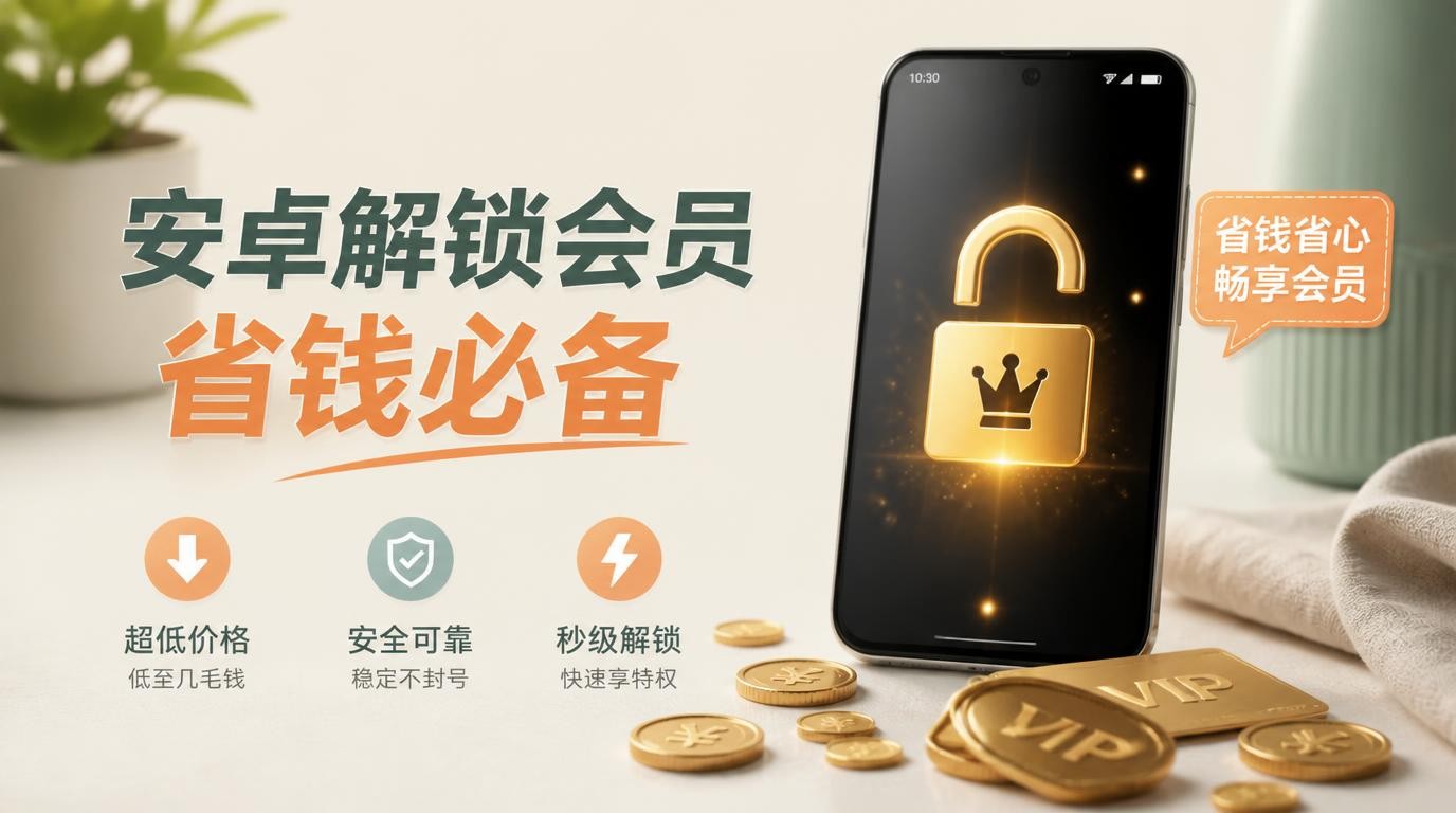 安卓神器！一键解锁软件会员，省钱秘籍大公开