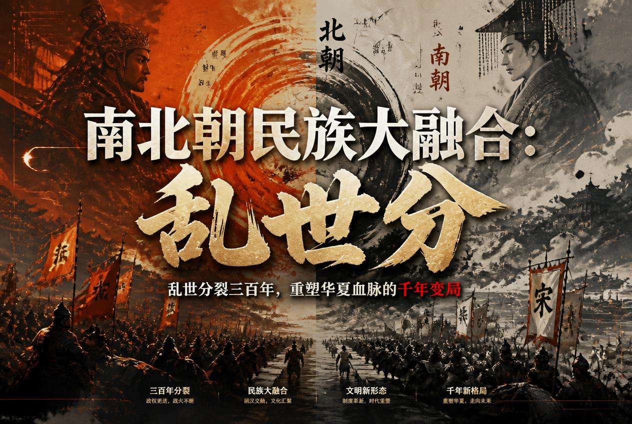 南北朝民族大融合：乱世分裂三百年，重塑华夏血脉的千年变局