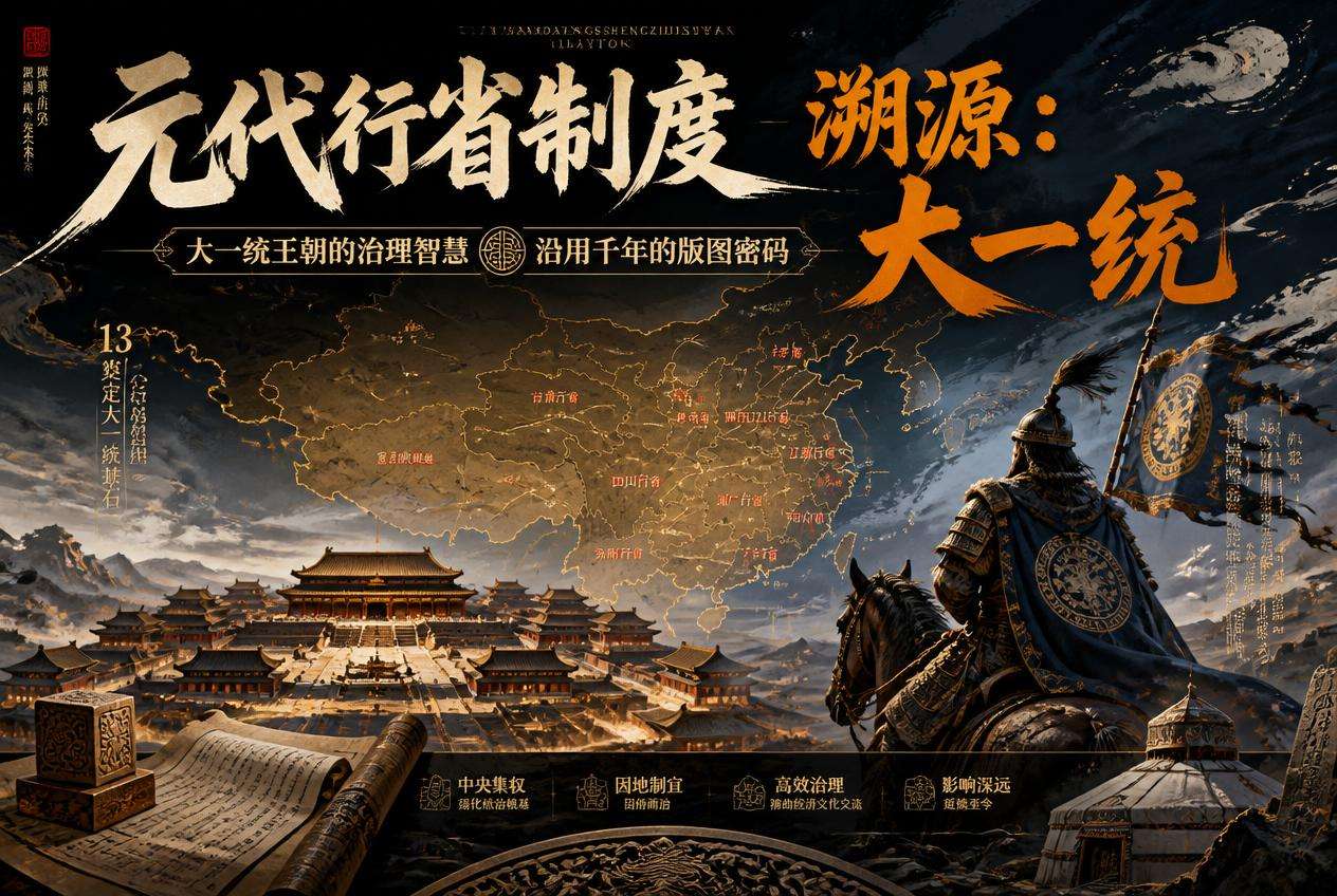 元代行省制度溯源：大一统王朝的治理智慧，沿用千年的版图密码