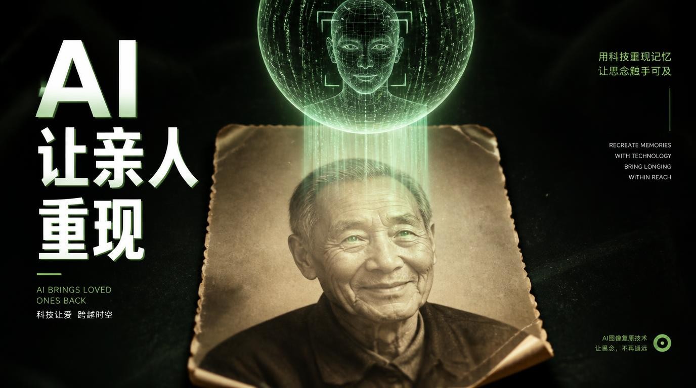AI复活老照片，让亲人重现眼前，照片秒变视频教程