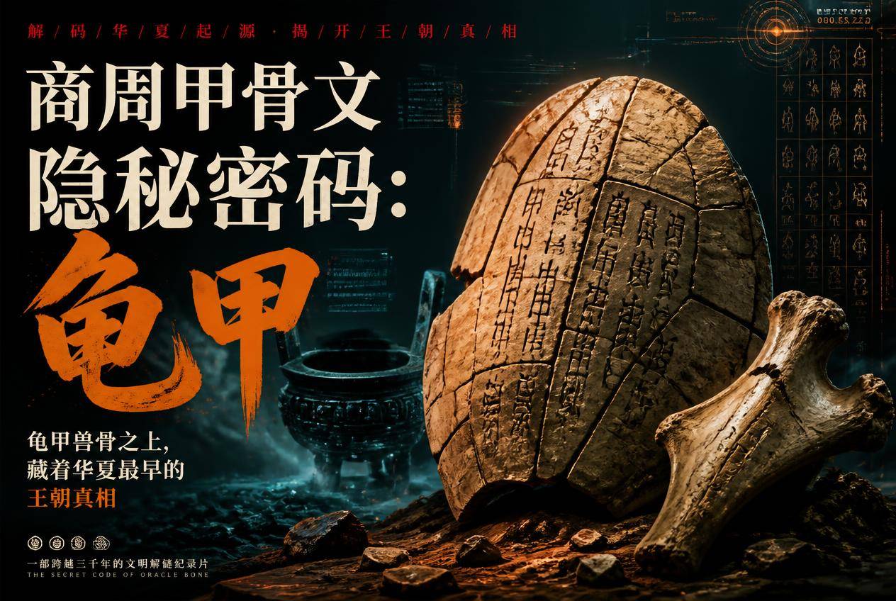 商周甲骨文隐秘密码：龟甲兽骨之上，藏着华夏最早的王朝真相