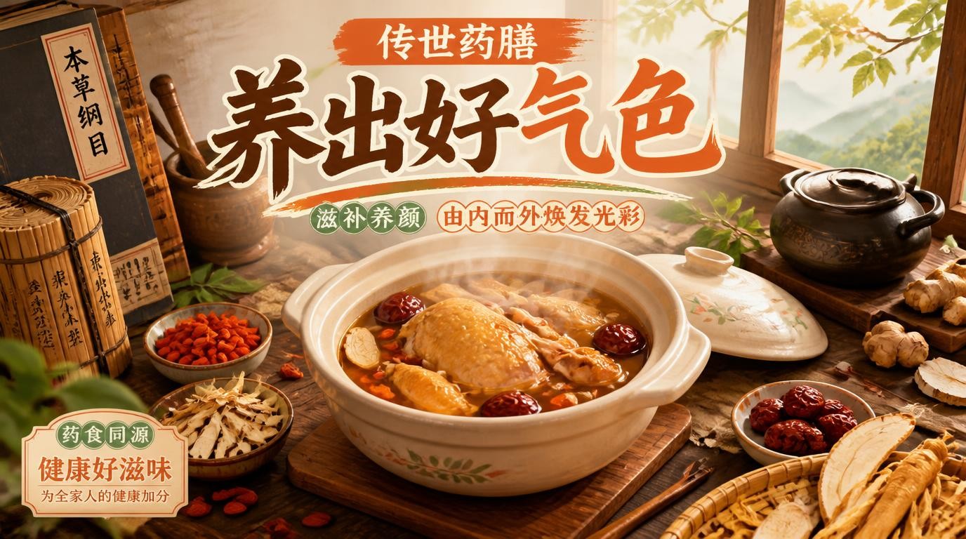 中华传世养生药膳，吃出健康好气色