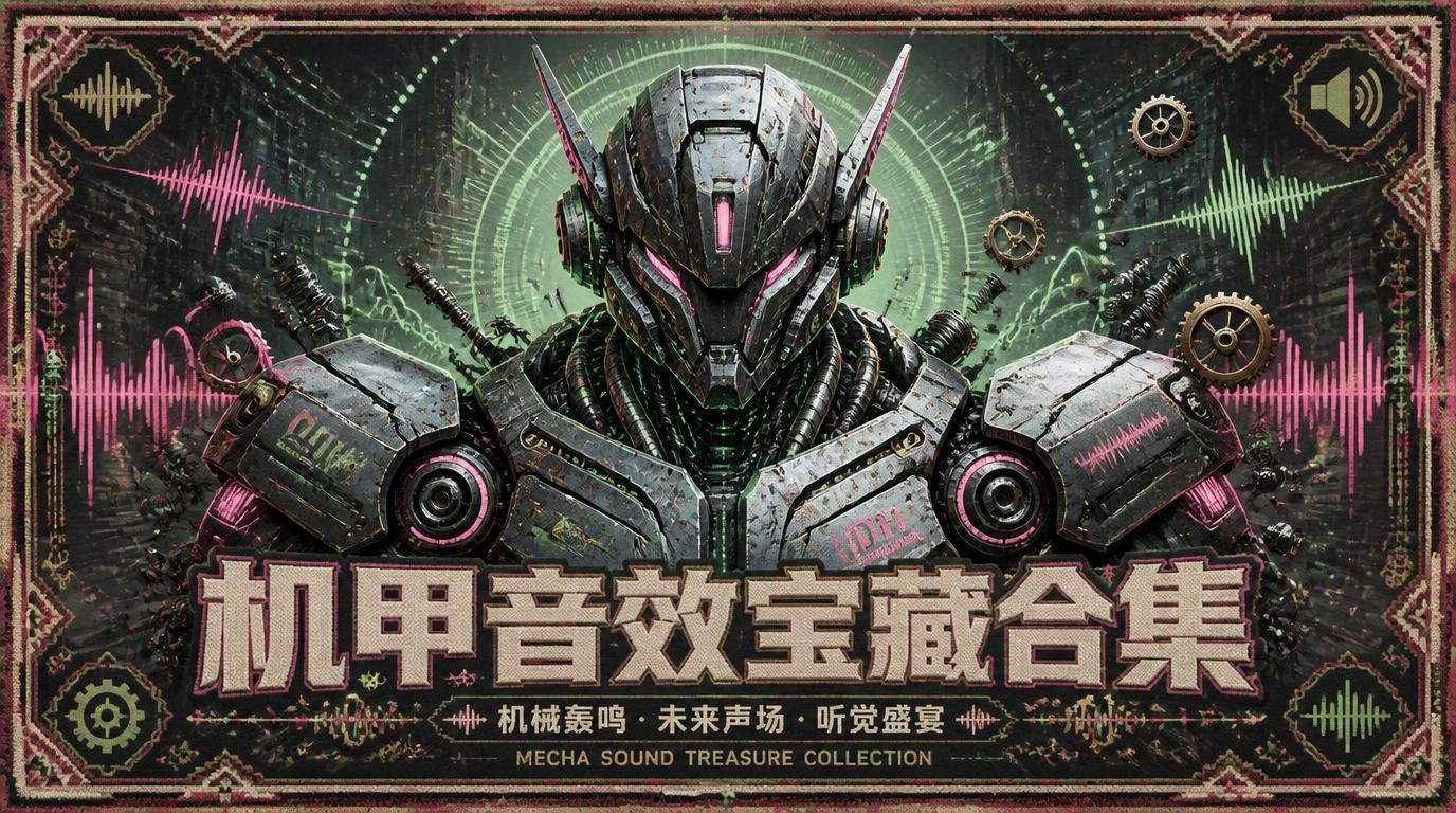 宝藏机甲音效合集！中文汉化版，影视游戏必备