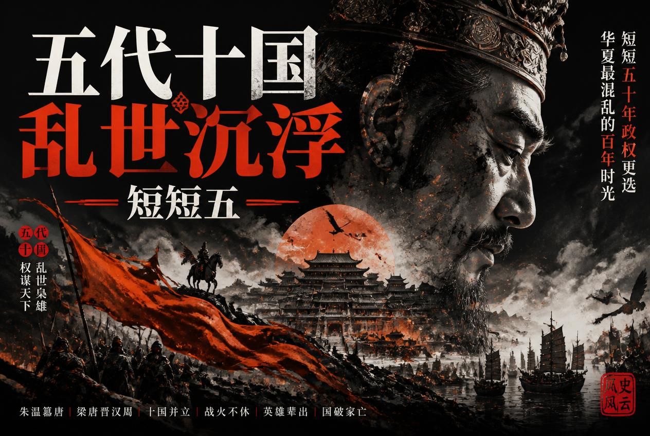 五代十国乱世沉浮：短短五十年政权更迭，华夏最混乱的百年时光