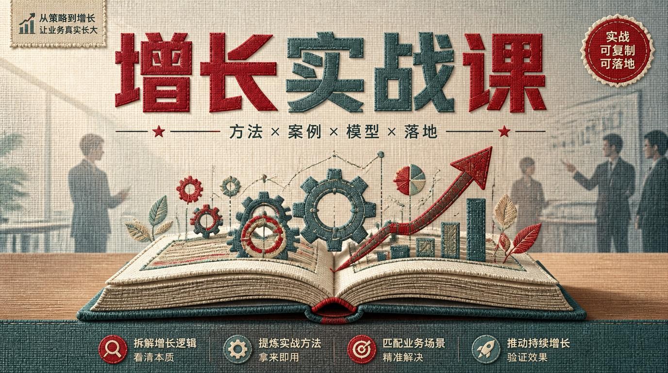 2026中小企业增长实战课：拆解增长引擎与销售全链路