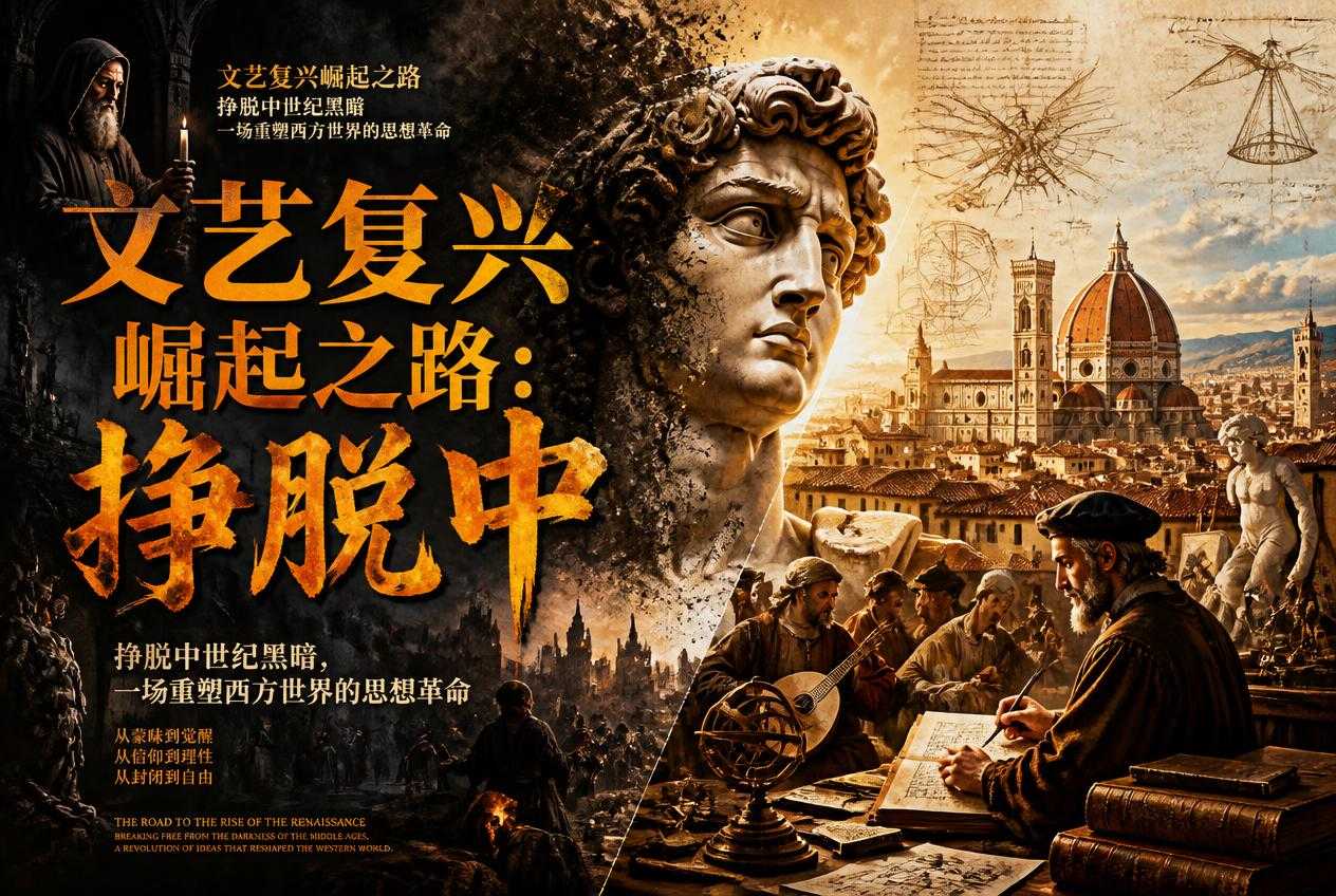文艺复兴崛起之路：挣脱中世纪黑暗，一场重塑西方世界的思想革命