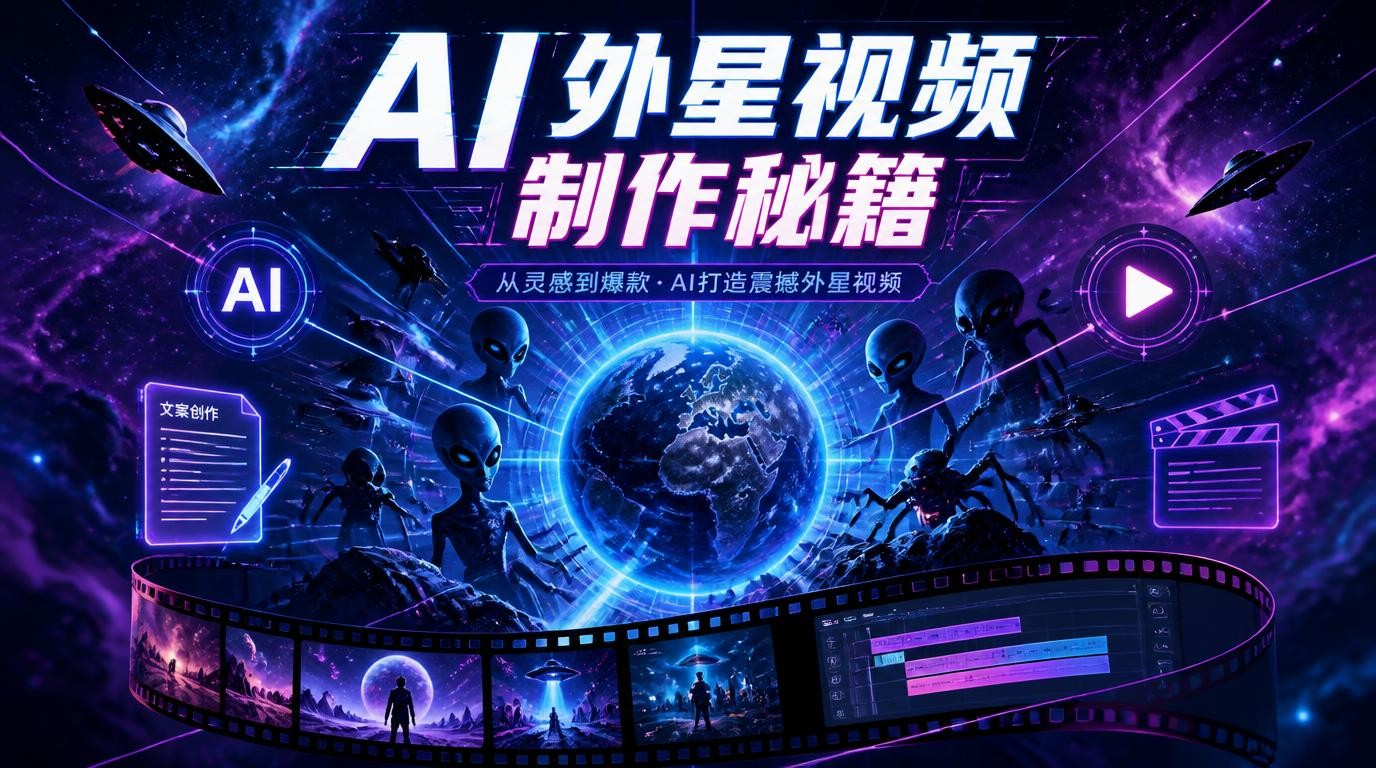 AI外星科普视频制作全攻略，从选题到分镜轻松上手