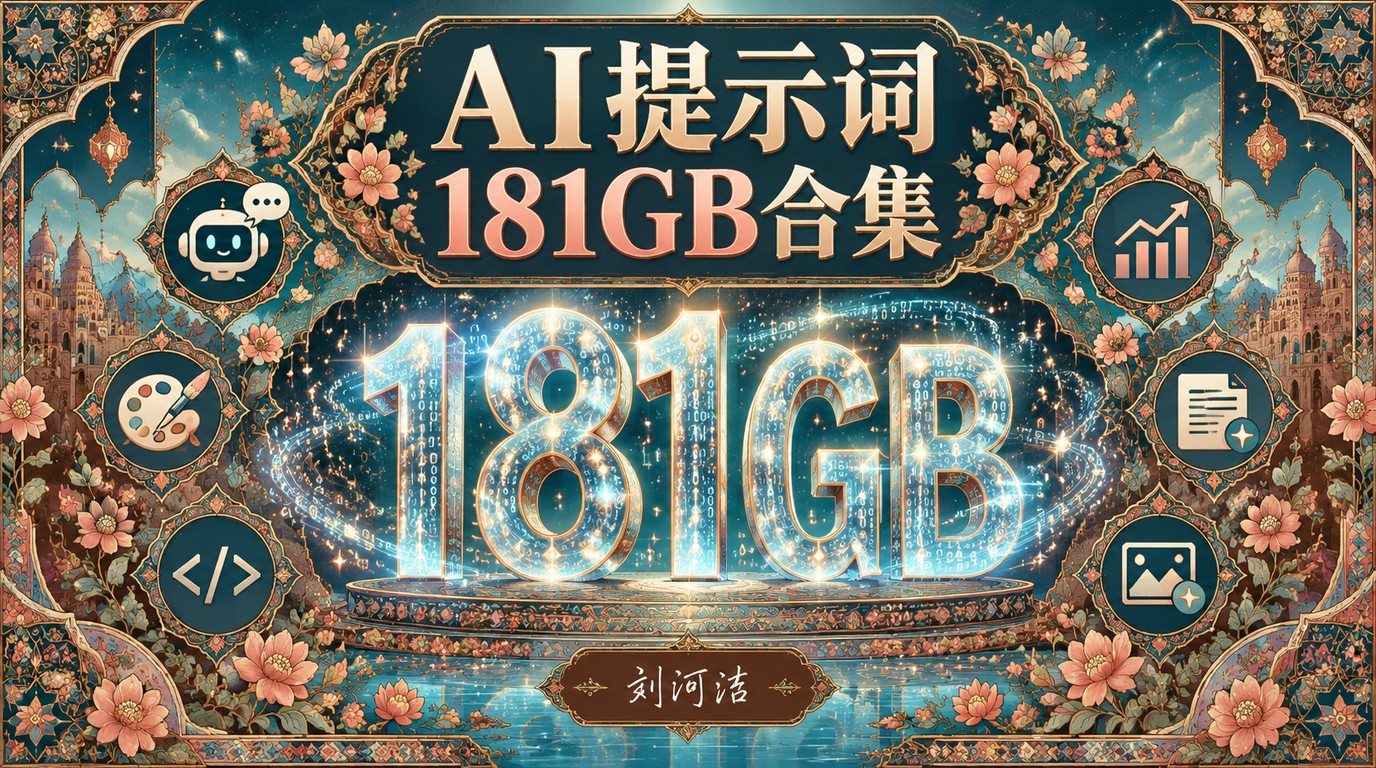 AI提示词181GB合集：解锁全网最强AI潜能