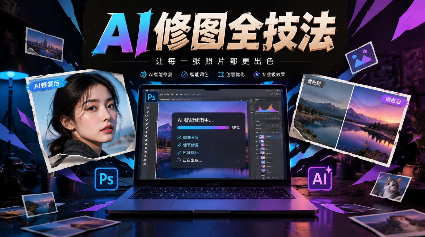 AI摄影修图全攻略：PSAI技法大揭秘