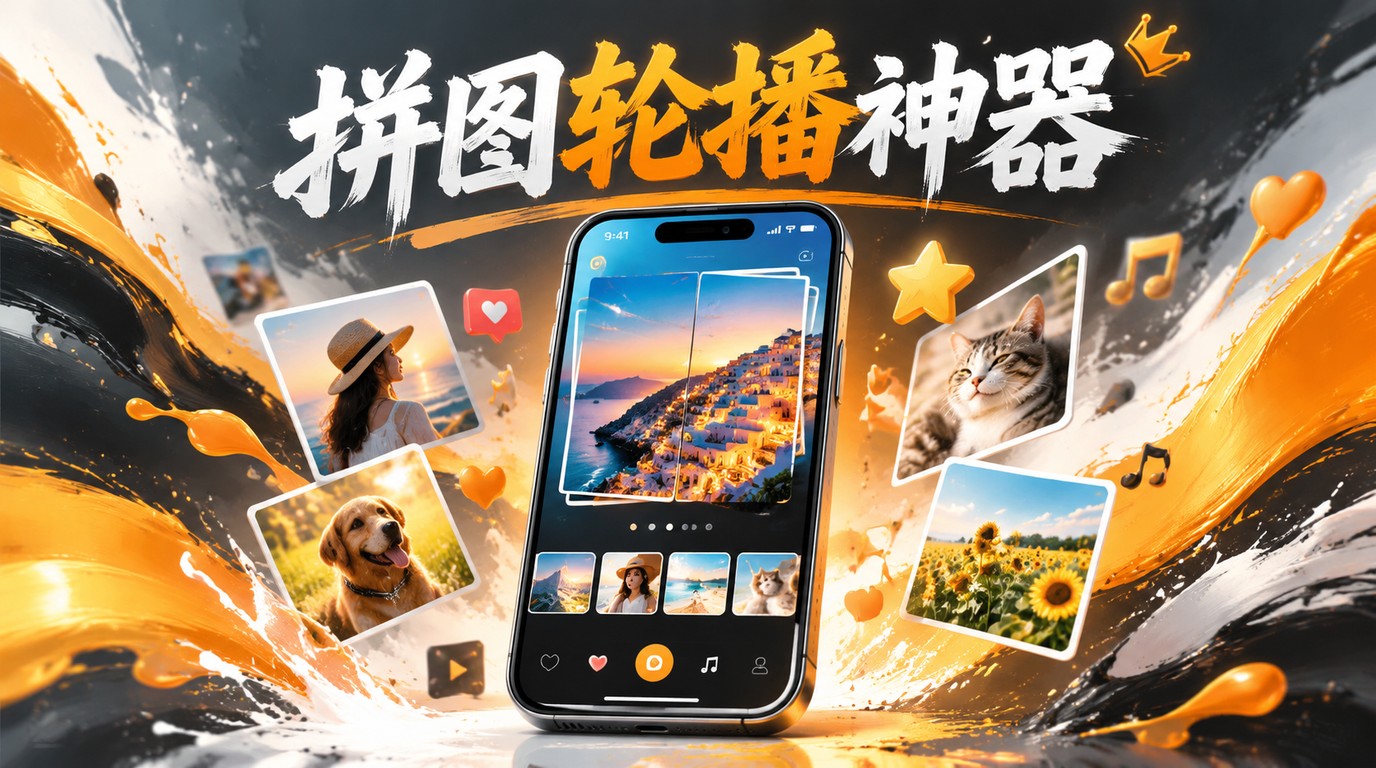 AndroidInsMix：高级社交拼图轮播制作神器