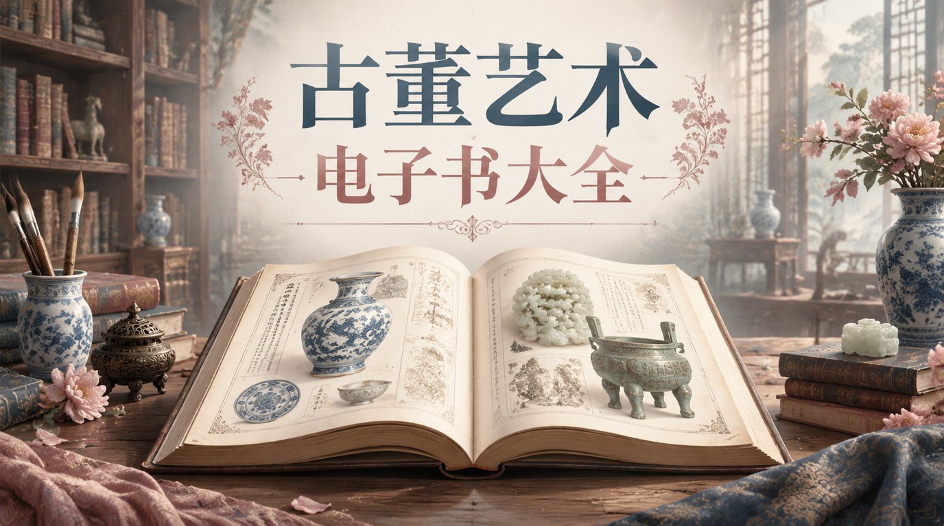 中国古董艺术文化套装：电子书籍读物大全，开启你的收藏之旅