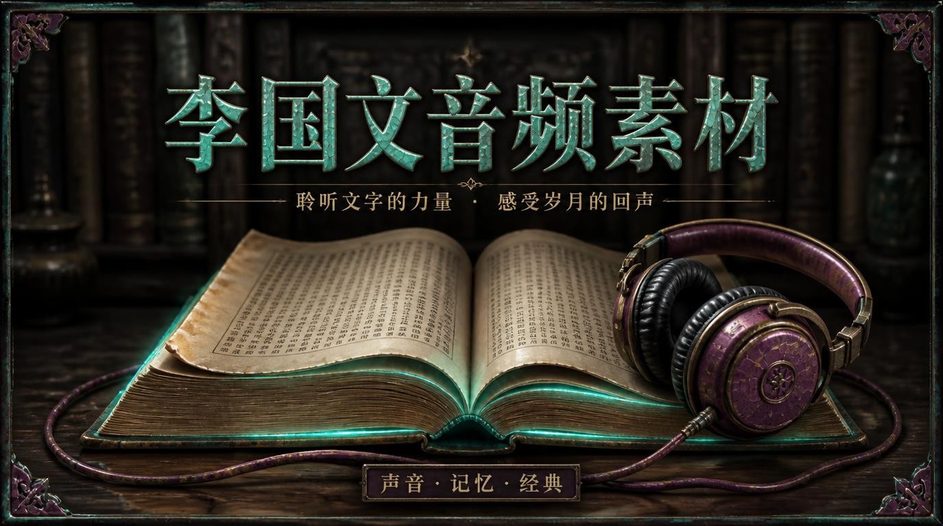 李国文扫描版音频素材：稀缺资源，一键收藏！