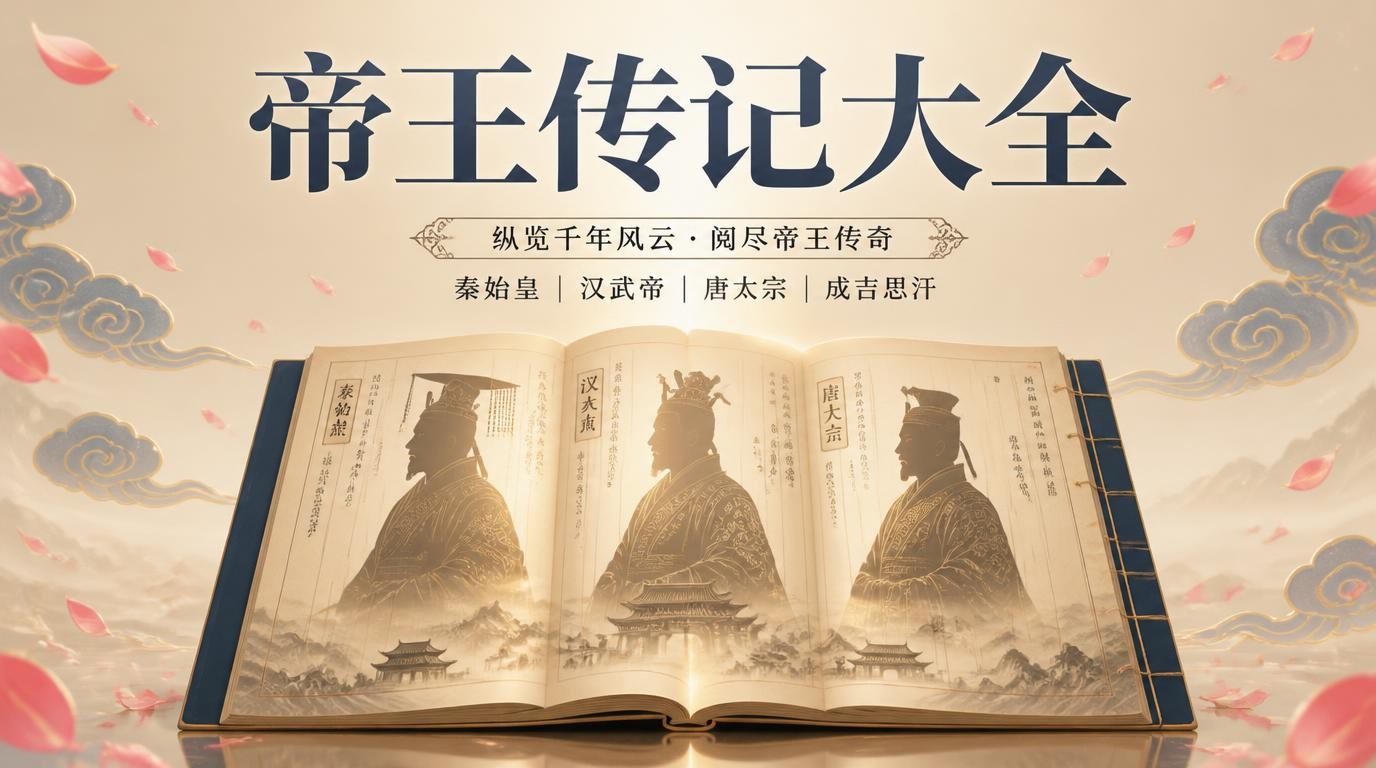 中国帝王传记电子书大全：一键读懂千年帝王史