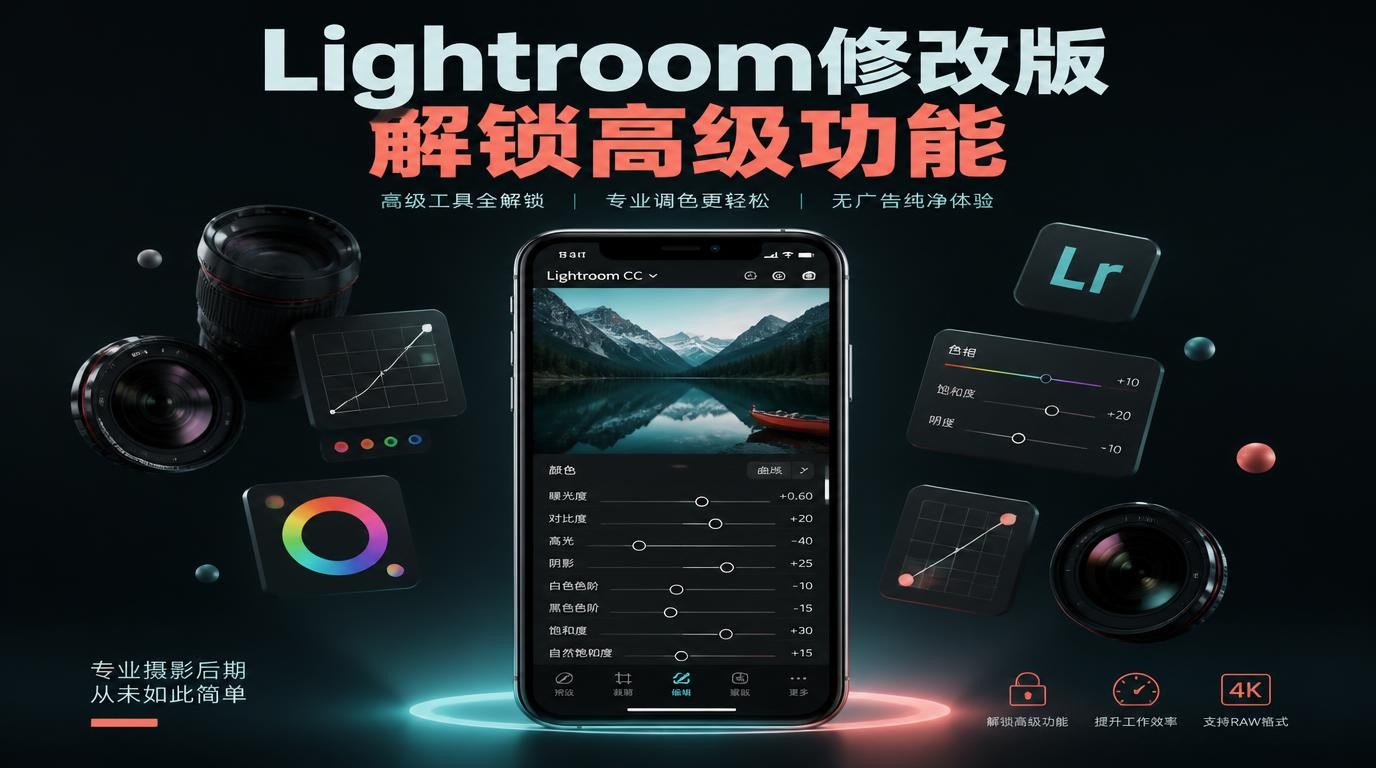 Android Lightroom CC v11.4.5 修改版：解锁高级功能，移动修图新体验