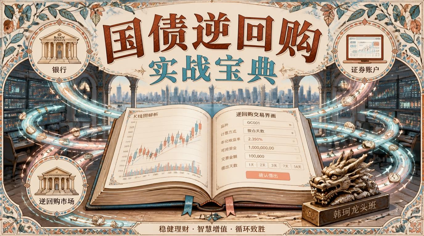 国债逆回购从入门到精通：韩珂龙头班基础篇+进阶高级班全解析