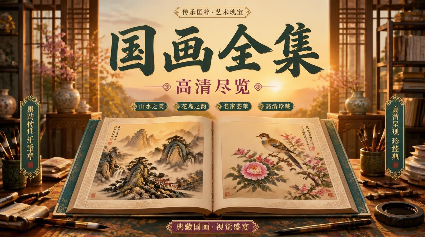 《中国绘画全集》高清电子版：千年国画艺术，一键尽览
