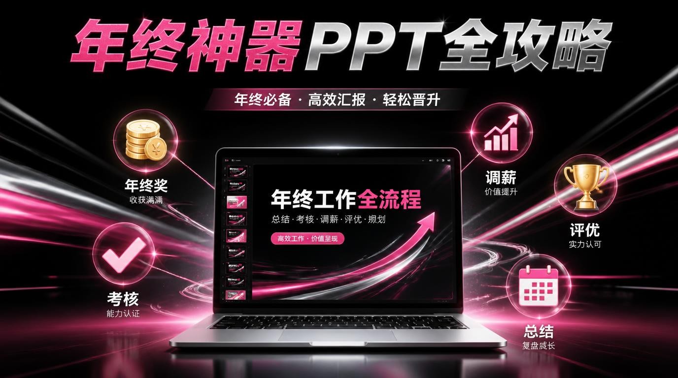 年终工作神器PPT：搞定年终奖、考核、调薪、评优全流程