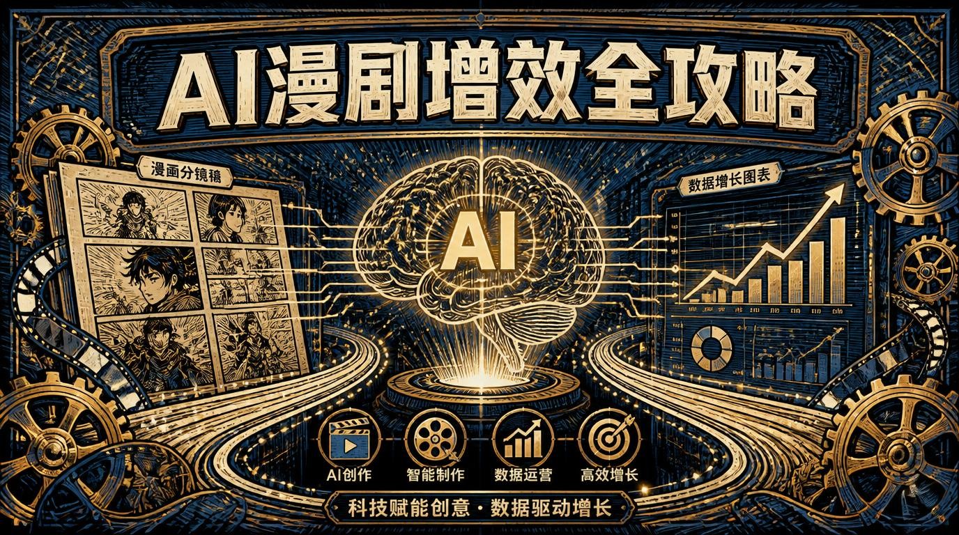 AI漫剧全链路增效指南：从制作到运营的实战攻略