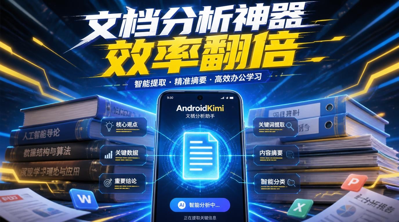 AndroidKimi：专业文档分析神器，学习办公效率翻倍